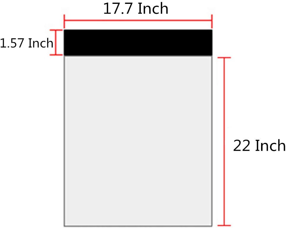 17.7 X 22 Inches White Poly Mailers，Large Self-Sealing Shipping Bags 10 Pcs | Waterproof Plastic Packaging Envelopes Bag