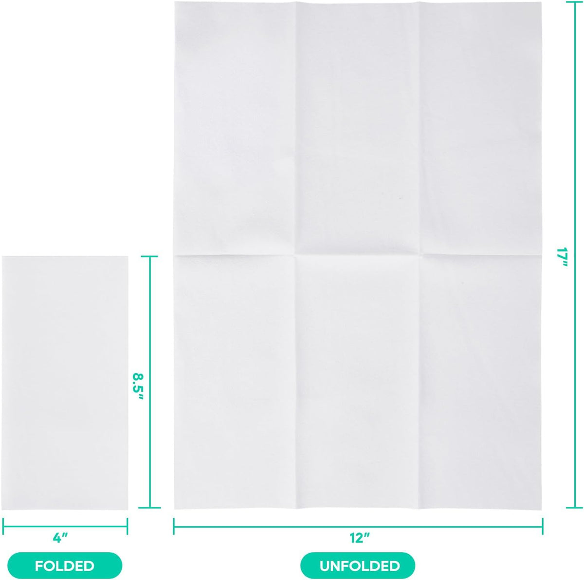 200PACK Disposable Hand Towels for Bathroom, Soft and Absorbent Paper Guest Towels Disposable Decorative Bathroom Hand Napkins for Kitchen, Parties, Weddings, Dinners
