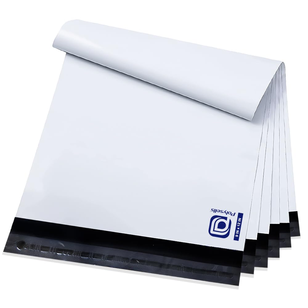 POLYSELLS 100 Pcs 14.5x19 Inch Poly Mailers Shipping Envelopes, Strong Adhesive Sealing, Waterproof, and Tear-resistant Postal Mailing Bags for Clothing and Accessories