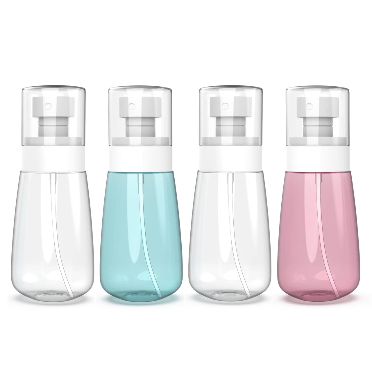 RELANOR Pack 2 Small Spray Bottle Travel Size 2oz/60ml | Fine Mist Mini Empty Spray Bottles - Leak Proof - for Toners, Face & Hair Mist