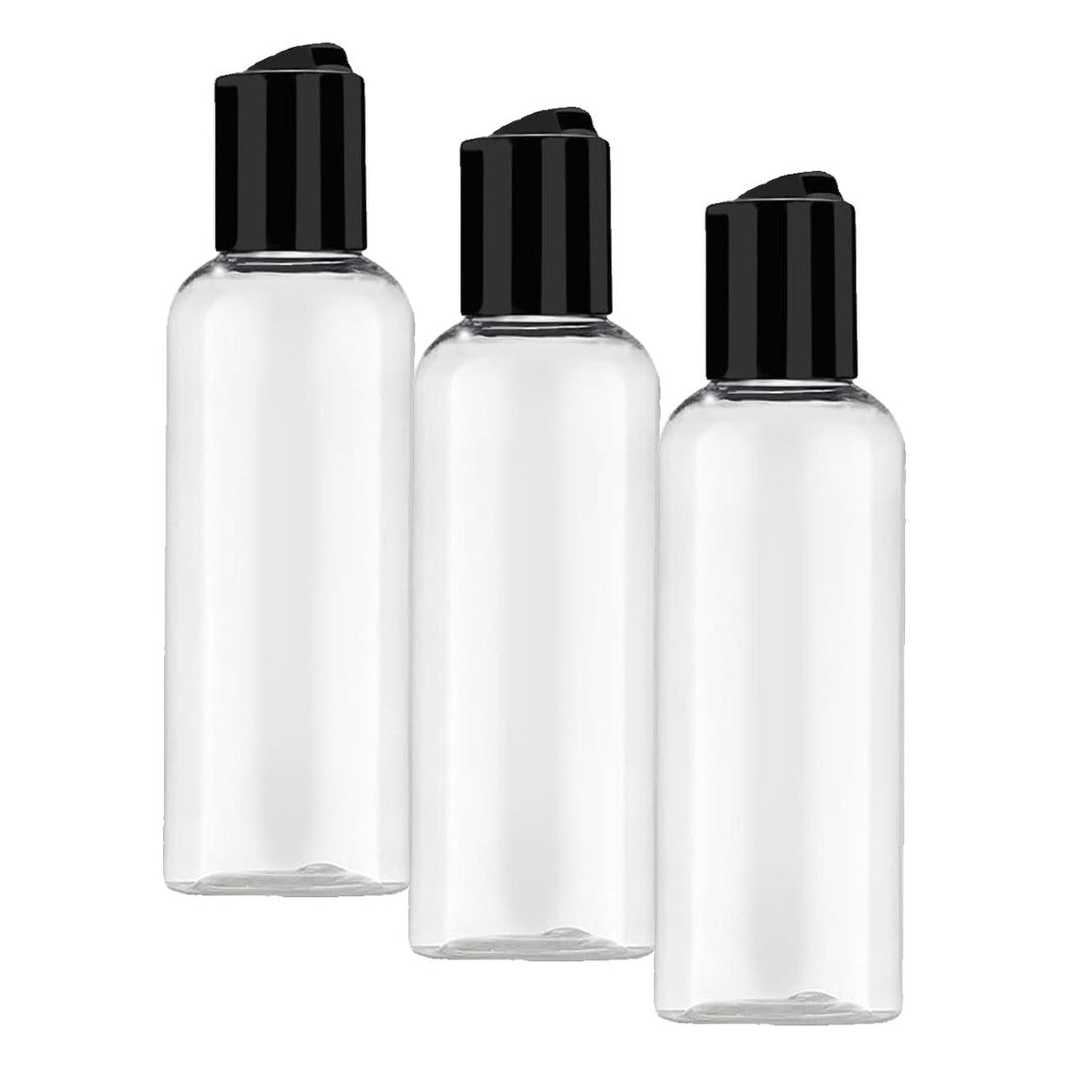 DNSEN 5 Pack 3.4 oz Travel Bottles for Toiletries TSA Approved Leakproof Plastic Empty Travel Size Bottles Containers with Labels