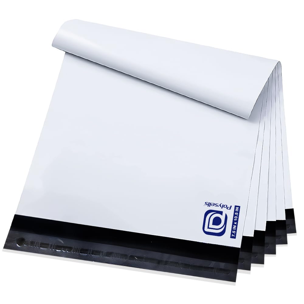 POLYSELLS 100 Pcs 14.5x19 Inch Poly Mailers Shipping Envelopes, Strong Adhesive Sealing, Waterproof, and Tear-resistant Postal Mailing Bags for Clothing and Accessories
