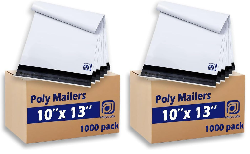 POLYSELLS 100 Pcs 14.5x19 Inch Poly Mailers Shipping Envelopes, Strong Adhesive Sealing, Waterproof, and Tear-resistant Postal Mailing Bags for Clothing and Accessories