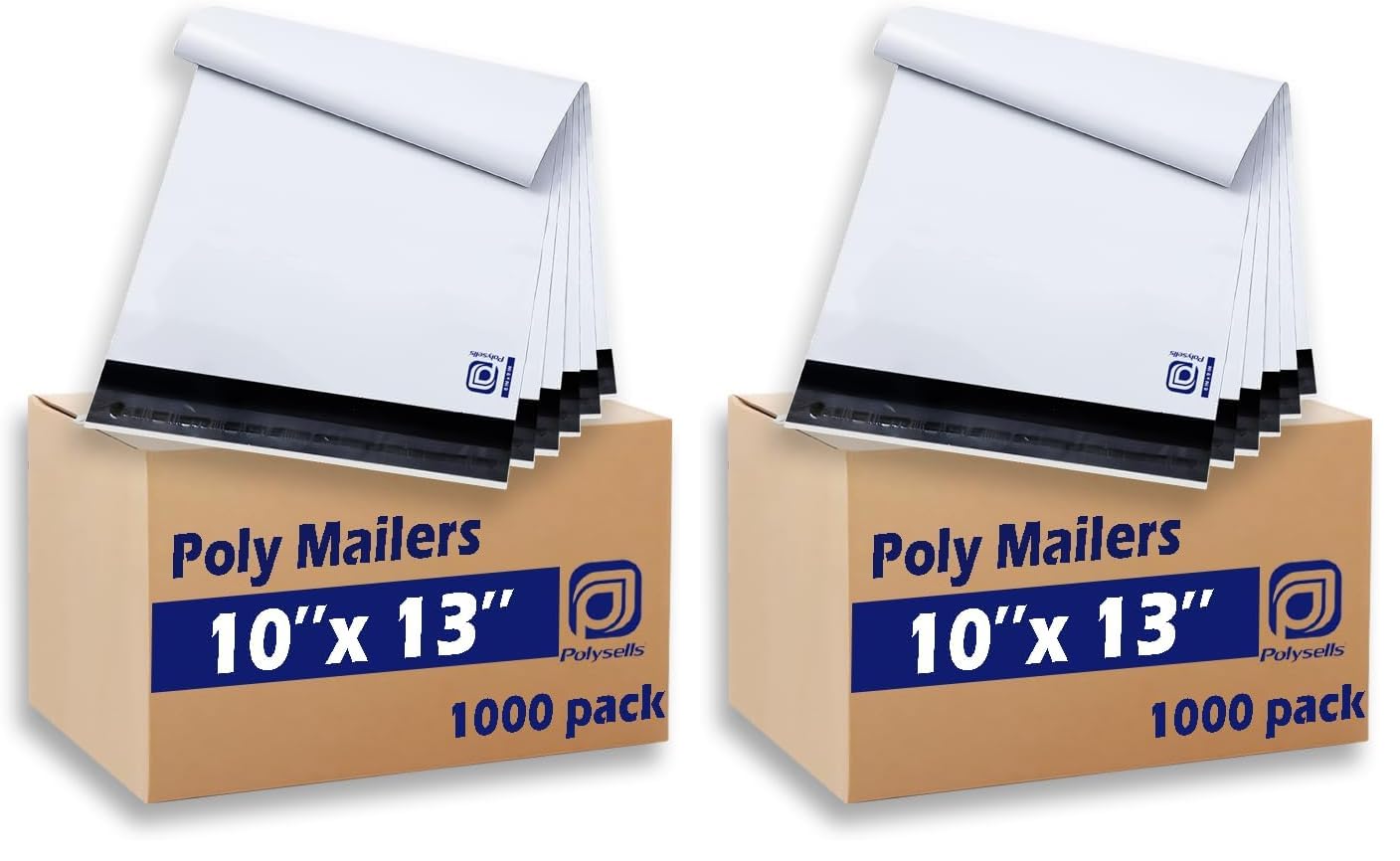 POLYSELLS 100 Pcs 14.5x19 Inch Poly Mailers Shipping Envelopes, Strong Adhesive Sealing, Waterproof, and Tear-resistant Postal Mailing Bags for Clothing and Accessories