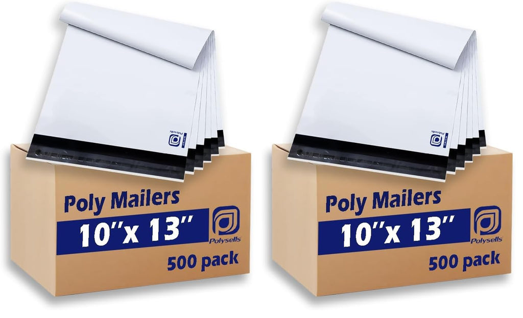 POLYSELLS 100 Pcs 14.5x19 Inch Poly Mailers Shipping Envelopes, Strong Adhesive Sealing, Waterproof, and Tear-resistant Postal Mailing Bags for Clothing and Accessories