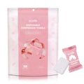 ICOTLE 50 Pcs Compressed Towels Disposable Cotton Coin Tissue Pack, Portable Face Cloths, Soft Thick Expandable Wash Towels for Travel, Home, Camping, Outdoor, Gym, Makeup Removal