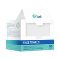 Ditoi Disposable Face Towels XXL, Soft Deep-Cleansing Face cloths,100 Count | Plant-Based Thick Facial Towels for Sensitive Skin,Disposable Washcloths for Skincare,Travel Essentials