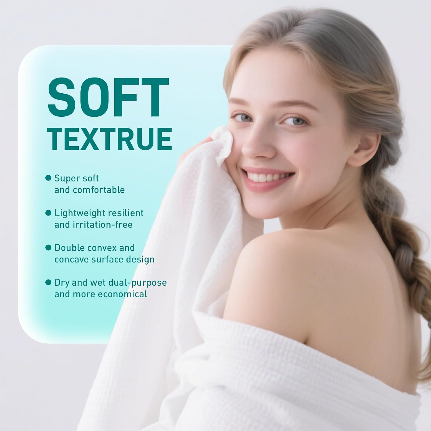 Disposable Bath Towels XXL,Thick Beach Towels for Travel 30"X60" | Extra Large Camping Towels for Hotel,Quick Dry Absorbent Shower Tissue for Body Gym Beach Swimming Spa (10 Count) Travel Pack