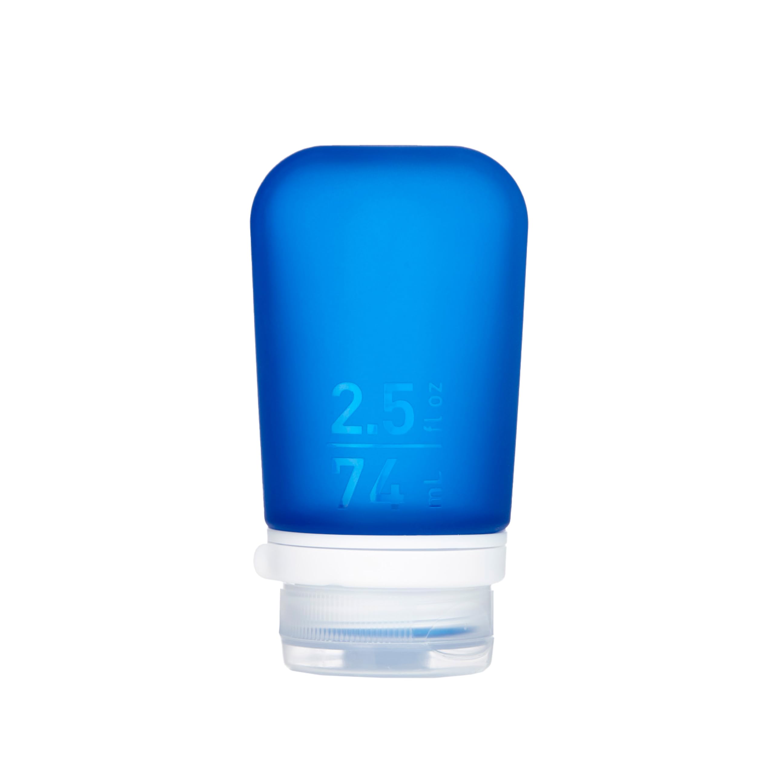 humangear GoToob+ (Large) | Refillable Silicone Travel Bottle | Locking Lid | Food-Safe Material | Teal, Large (3.4 fl.oz.; 100ml) | Refillable & Leak-Proof Silicone Travel Size Bottles with Locking Cap for Toiletries, Camping & TSA Carry-On