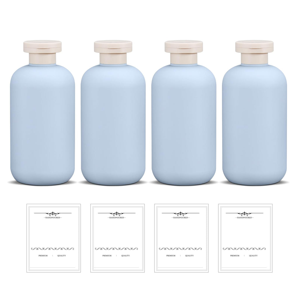 ASEVAT3.4oz 3Pcs Green Plastic Refillable Travel Shampoo and Conditioner Bottles Plastic Refillable Travel Shampoo Bottles with Flip Cap Shampoo and Conditioner Dispenser