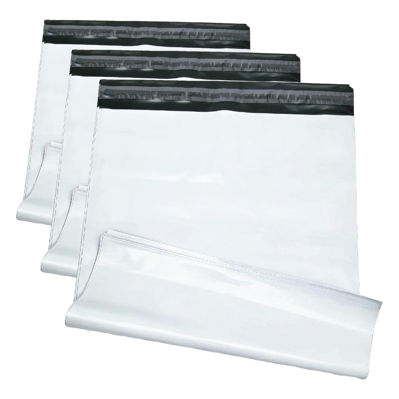 17.7 X 22 Inches White Poly Mailers，Large Self-Sealing Shipping Bags 10 Pcs | Waterproof Plastic Packaging Envelopes Bag