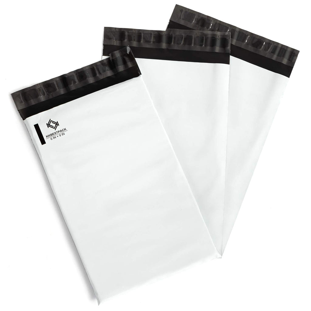 White Poly Mailers 14.5x19 in, Shipping Bags, 100 Pcs | Mailer bags for shipping clothes and large shipping envelopes for packing shirts, hoodies, and apparel.
