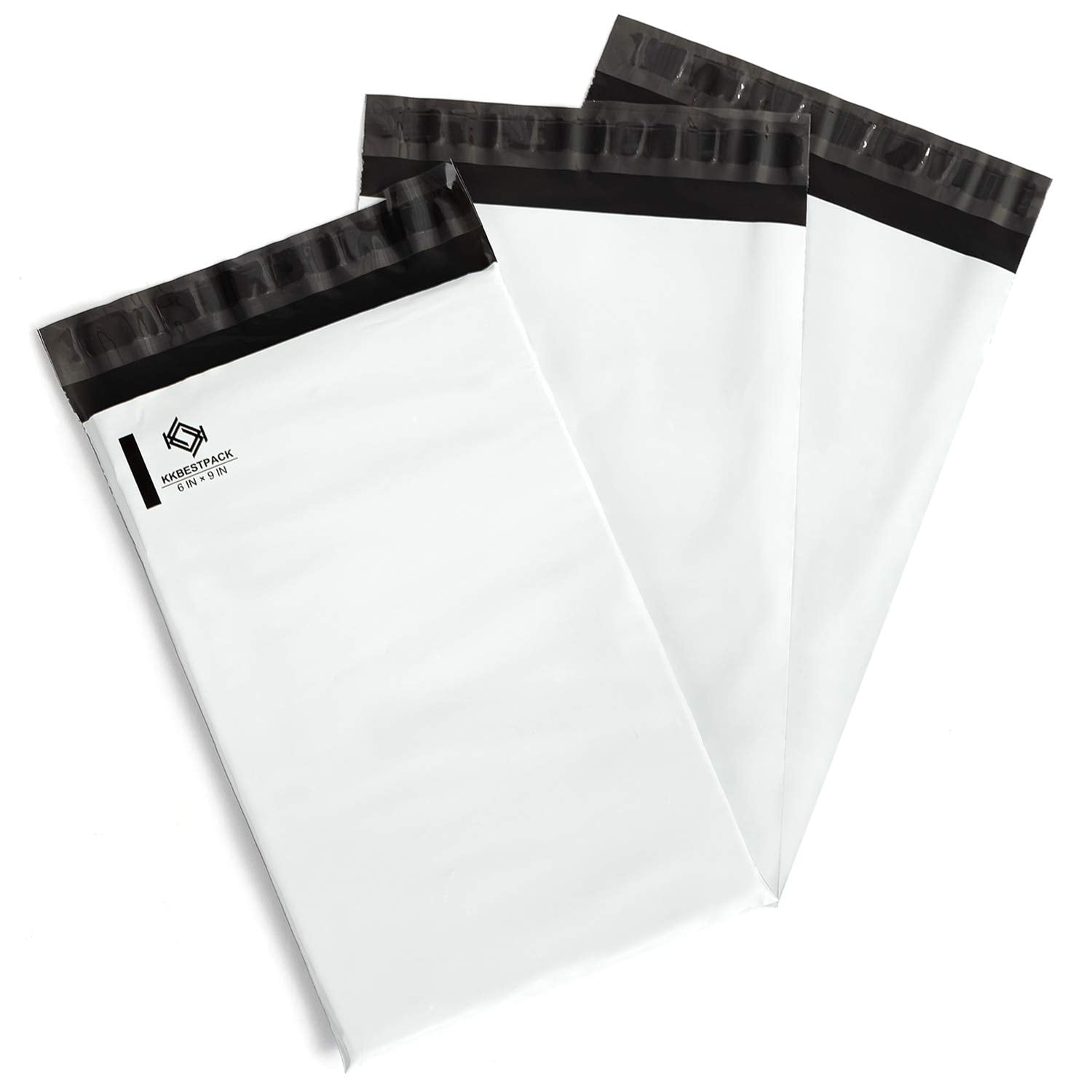 White Poly Mailers 14.5x19 in, Shipping Bags, 100 Pcs | Mailer bags for shipping clothes and large shipping envelopes for packing shirts, hoodies, and apparel.