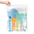 Yotelab Large 5 Gallon Plastic Zipper Storage Bags, 18x24 Inch, 12Pcs | Clear, Resealable, Large Zip Bags for Clothes, Travel, Moving