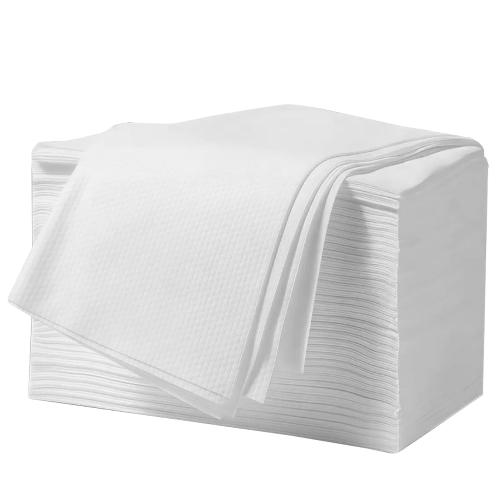 100PCS Disposable Towel, 28" ×12" Disposable Hair Towel for Spa Travel | Soft Absorbent Hair Drying Towels, Durable Lint-Free Travel Towels for Beauty Salon, Barber Shop, Gym, Bulk Clients Towels