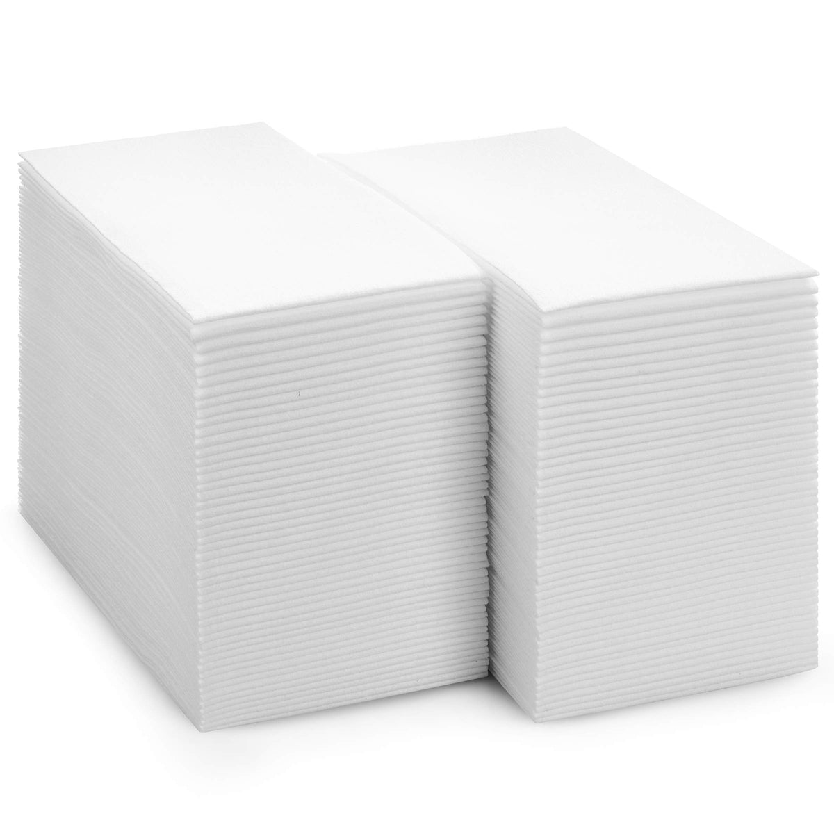 200 Pack Disposable Guest Towels for Bathroom, Linen-Feel Hand Towels | Thick and Absorbent Cloth-Like Paper Napkins, Made in USA, White, 12x17 in, for Parties, Weddings, Events, Guest Bathrooms