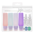 15 Pack Silicone Travel Bottles TSA Approved 3oz, Opal Shaped Leak Proof Refillable Toiletry Containers, BPA Free Wide Mouth Portable Travel Size Bottles for Shampoo Conditioner Lotion Body Wash