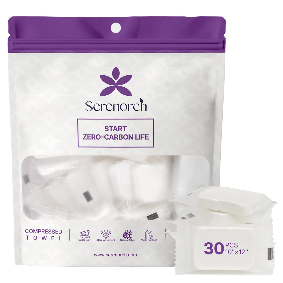 Disposable Face Towels XL, 50 Count | 10" x 12" Ultra Thick Facial Cleansing Cloths, Soft Dry Wipes for Sensitive Skin, Lint-Free Makeup Remover Towelettes