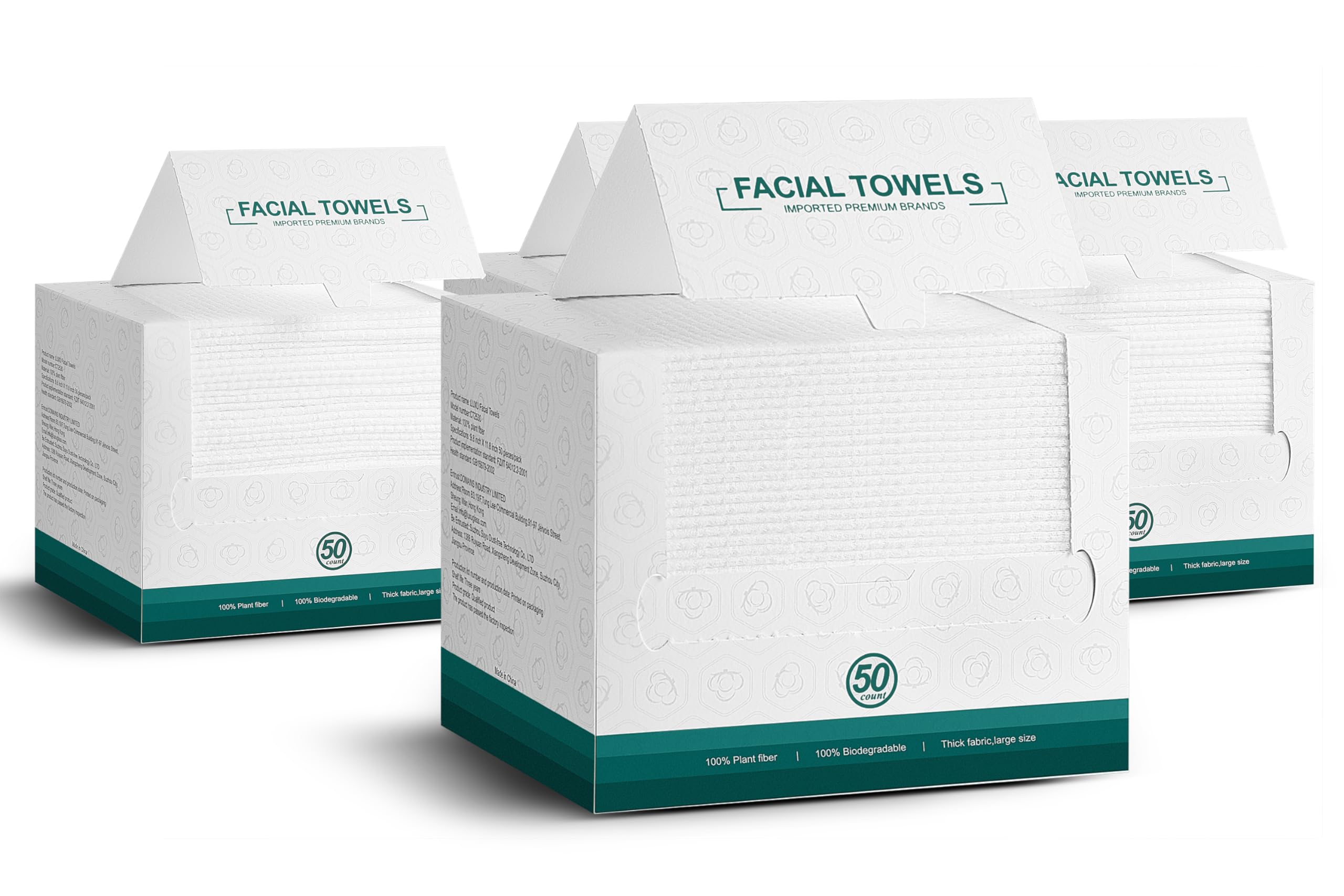 Face Towels,Facial Towels,Disposable Face Towel,10"x12"Face Cloths | Makeup Remover Face Towelettes Disposable,50 Count Disposable Face Cloths for All Skin Types,Ultra‑Soft Clean Face Towel