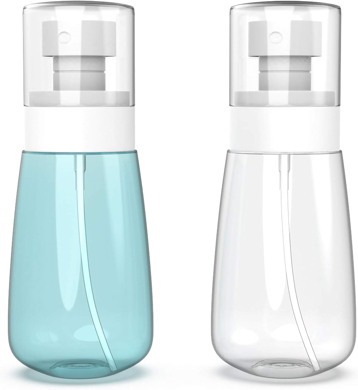 RELANOR Pack 2 Small Spray Bottle Travel Size 2oz/60ml | Fine Mist Mini Empty Spray Bottles - Leak Proof - for Toners, Face & Hair Mist