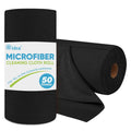 AIDEA Microfiber Cleaning Cloth Roll-50PK, Paper Towels Reusable 11.5×11.5" | Tear Away Towels, Washable Shop Rags, Microfiber Towels for Cars, Lint Free Rags for House, Kitchen, Window, Grey