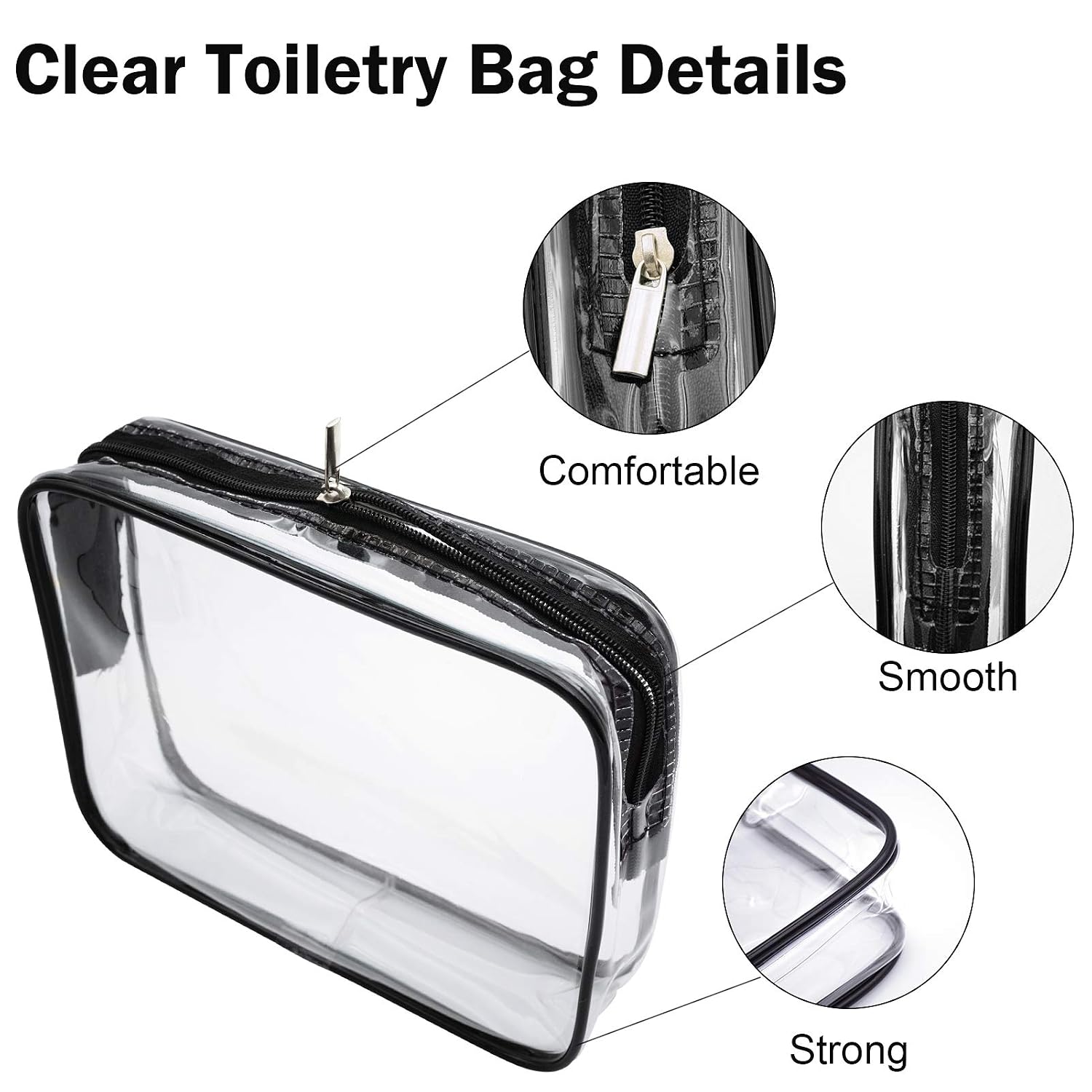 Cosywell 13-Piece 2 oz TSA Approved Travel Bottles for Toiletries Kit | Refillable set Includes Pump, Spray and Flip-cap Bottles, Cream Jars, Spatulas, Funnel and Clear Bag for Shampoo and Lotion