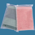 Ploy Frosted Zipper Bags for Clothes, 50pcs 14x16 inch Clear Plastic Bags for Clothes, T Shirt, Swimsuit, for Clothing Packaging, Shipping, Mailing, for Small Business