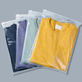 Clothes Packaging Bags for Shipping, 100 Count 10x13 inch Frosted Zipper Plastic Bags for Clothing, Clear Apparel Bag for T-Shirt, Shirt, Document, 3 Mil, with Vent Holes