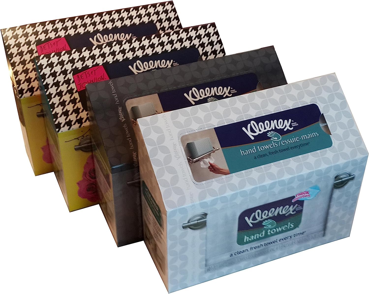 Kleenex Disposable Paper Hand Towels, 6 Boxes, 60 Tissues per Box (360 Total Tissues), Packaging May Vary | 360 Total Tissues, Packaging May Vary