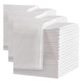 50-Count Disposable Bath Hair Towels, 19.7" x 27.6" Thickened and Absorbent Salon & Spa Towels for Massage Yoga Camping Trips (White)