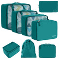 BAGAIL 8 Set Packing Cubes Luggage Packing Organizers for Travel Accessories-Blush Pink