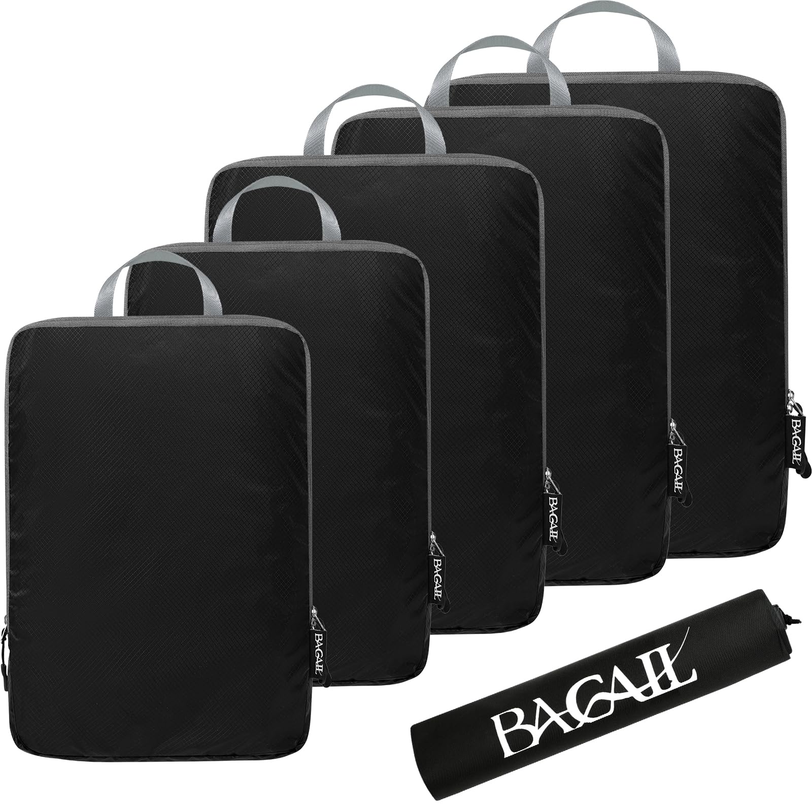 BAGAIL 6 Set Ultralight Compression Packing Cubes Packing Organizer for Travel Accessories Luggage Suitcase Backpack