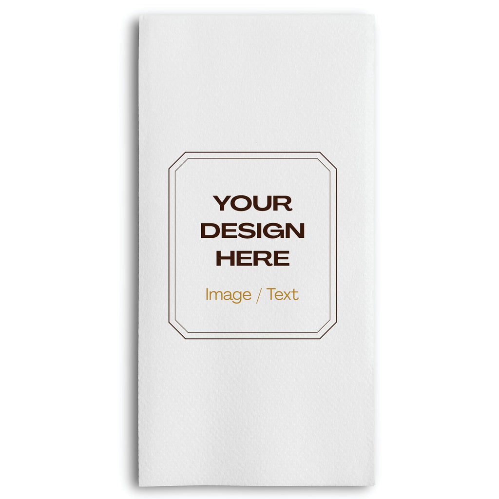 Disposable Linen-Feel Guest Towels - 12" x 17" Cloth-Like Hand Towels - Made In USA, Soft And Absorbent Paper Napkin For Bathroom, Kitchen, Or Event [Extra-Soft - Pack of 50], White