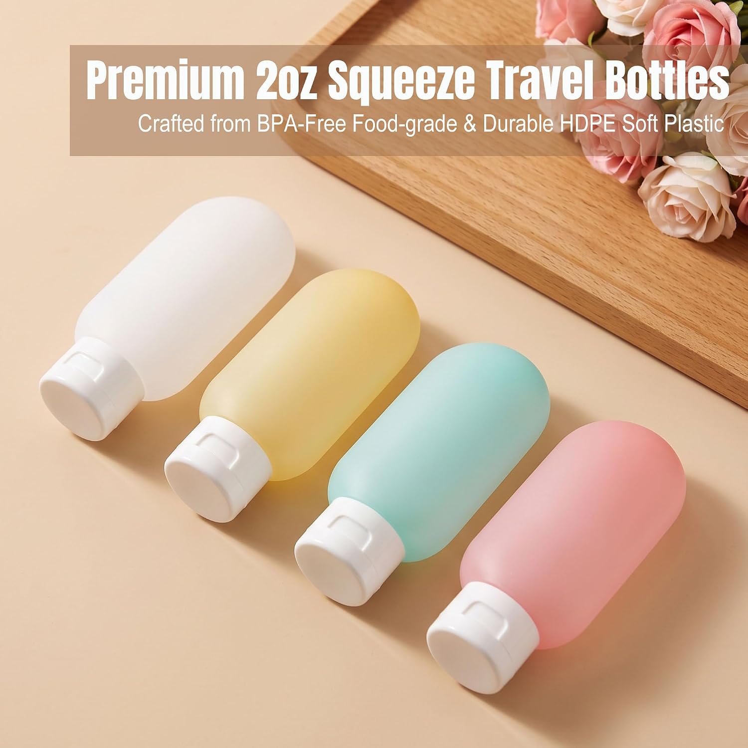 20 Pack Travel Bottles for Toiletries, Travel Containers with Pill Case | Portable, TSA Approved, Leak Proof, Shampoo Conditioner Bottles, Airplane Cruise Travel Essentials, for Women Men