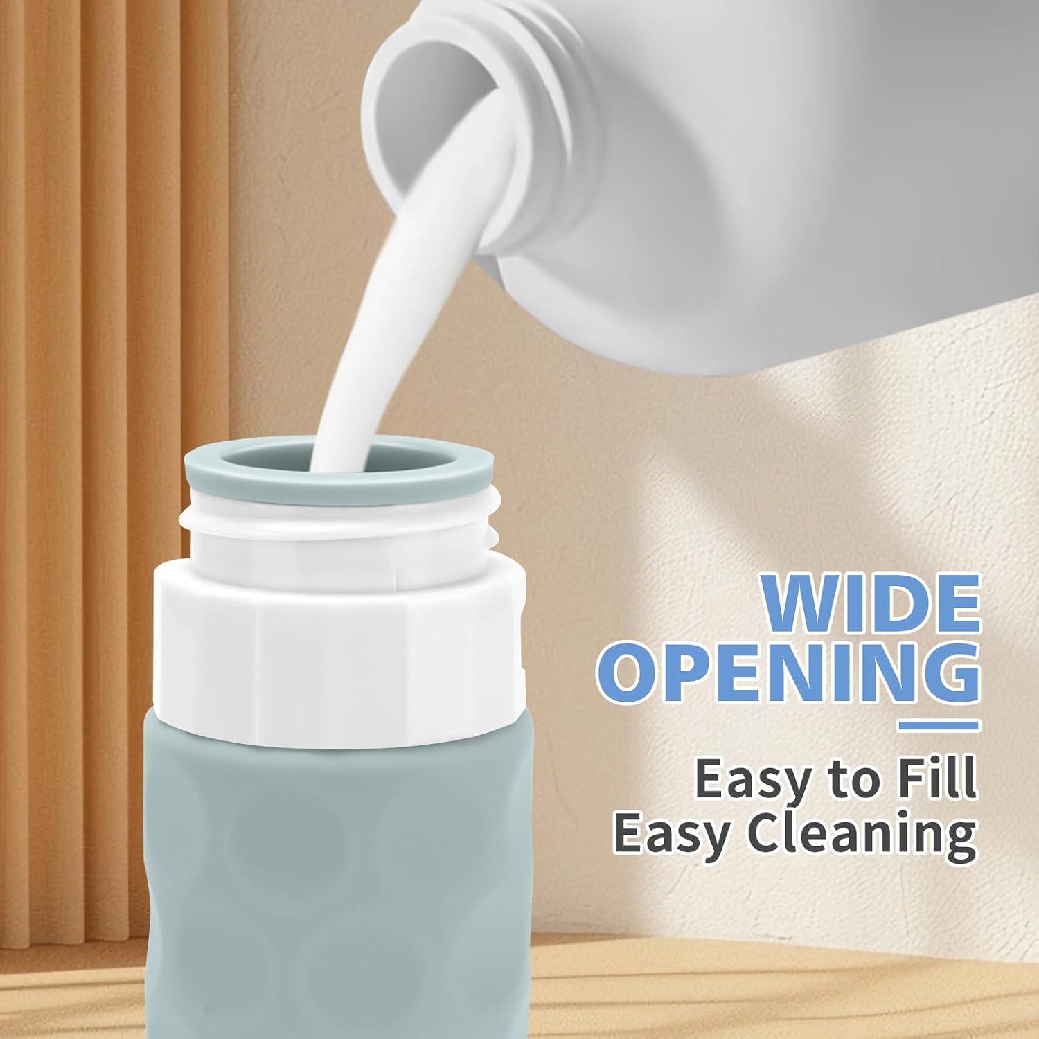 Silevoler Travel Bottles for Toiletries, Silicone Travel Size Containers | Polka-Dot Pattern TSA Approved BPA Free Silicone Leak Proof Refillable Squeezable Shampoo And Conditioner Bottles