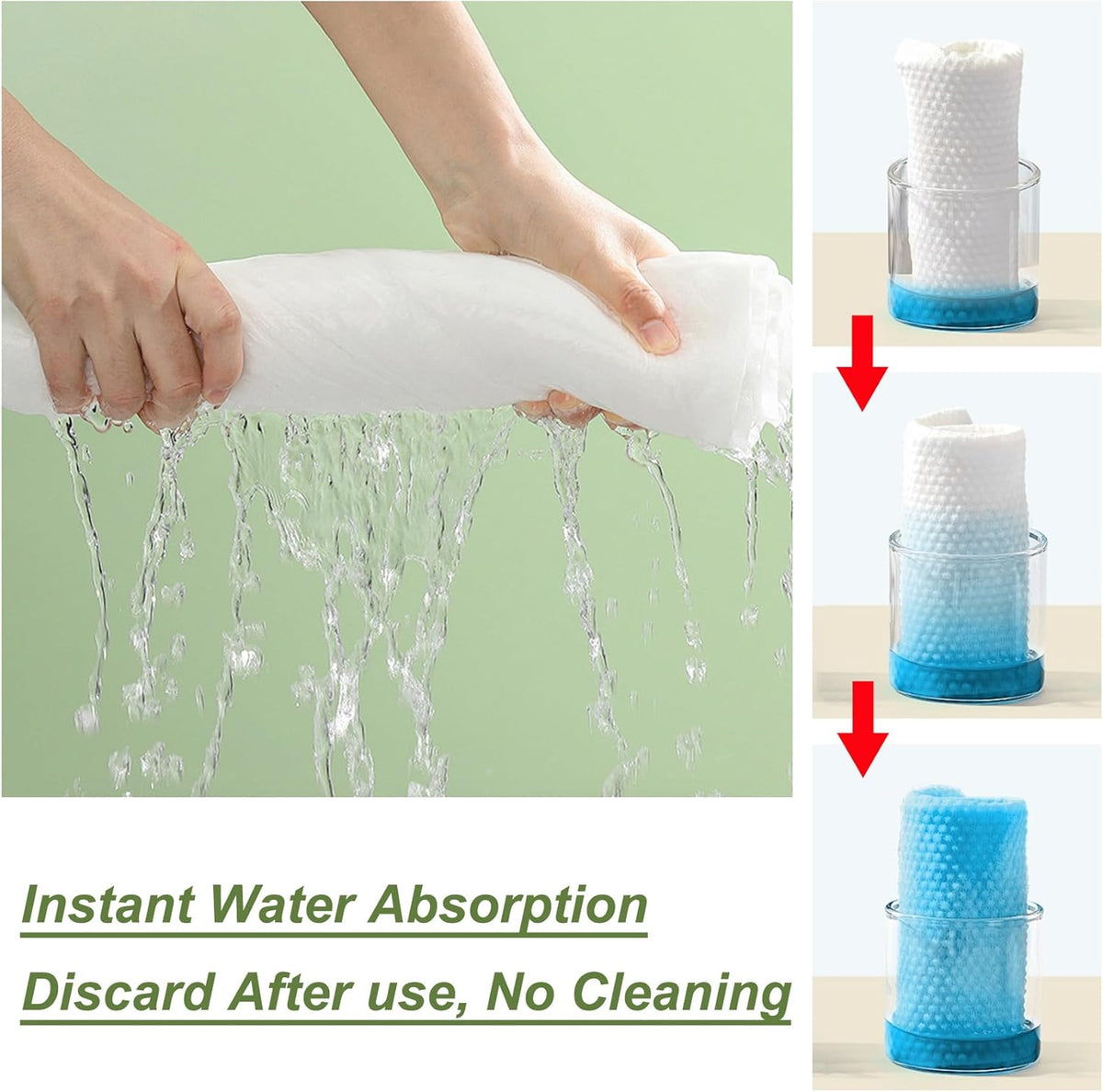 Disposable Bath Towels, 20 Pack 55" x 27.5" Ultra Soft, Quick Dry Disposable Body Towels, Portable Travel Towel for Hotel Camping Beach Swimming Gym Sauna Spa, Personal Care Pet Towels