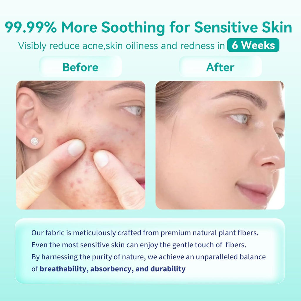Ditoi Face Towels XXL, Ultra‑Soft Disposable Facial Towels | 10"×12" Thick Face Cloths for All Skin Types, Lint-free Dry Wipes for Skincare, Makeup Removal and Cleansing, 50 Count