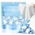 Compressed Towels, Large Size Disposable Face Compressed Towel, 30 PCS Ultra Soft Portable Washcloths Tablets Reusable for Travel, Camping, Hiking, Sport, Beauty, Home Hand Cloths, Outdoor