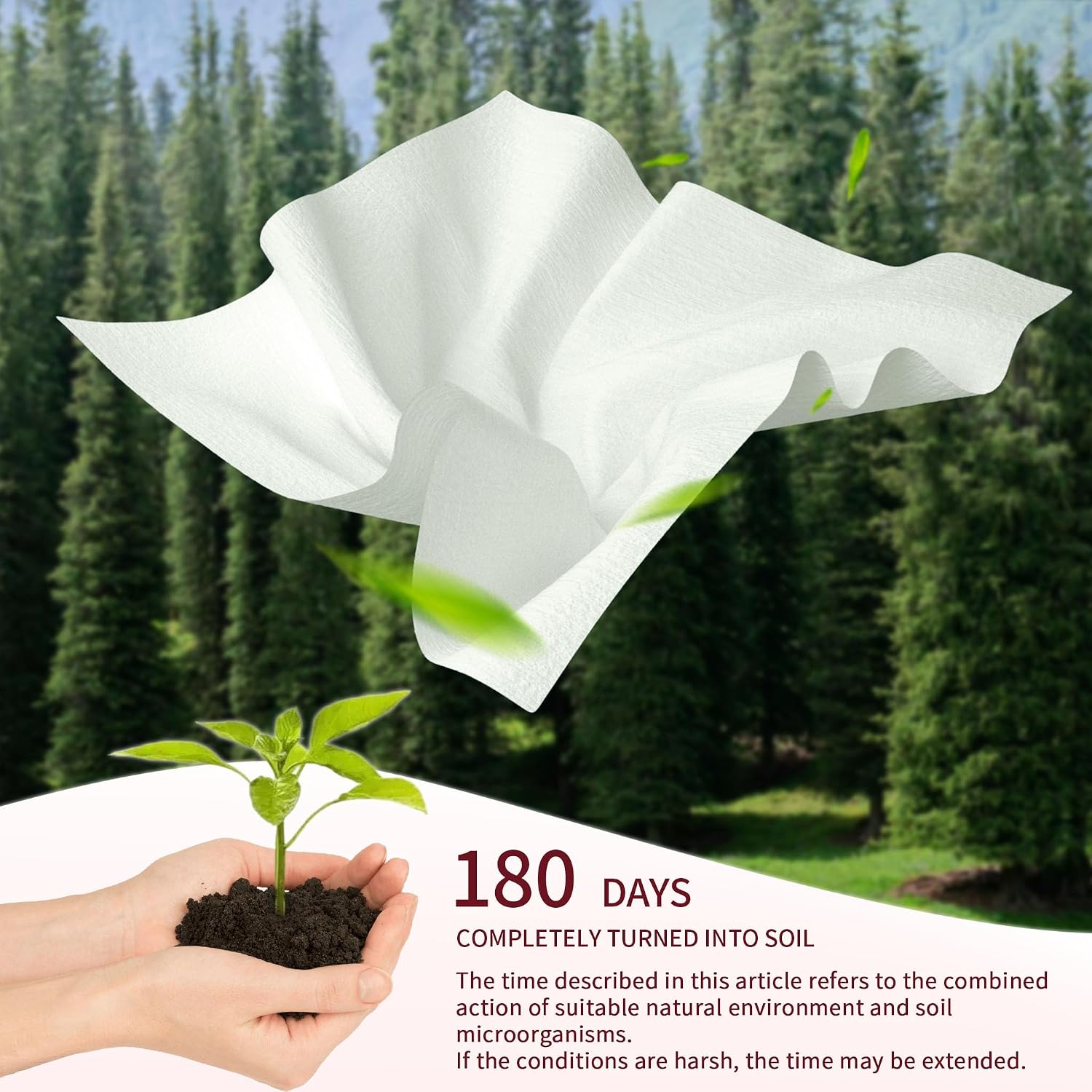 Disposable Face Towels for All Skin, 800 Count (Pack of 10) | Soft & Absorbent Face Towels, Biodegradable Facial Towels for Sensitive Skin, Face Cleansing, Skincare and Makeup Remover