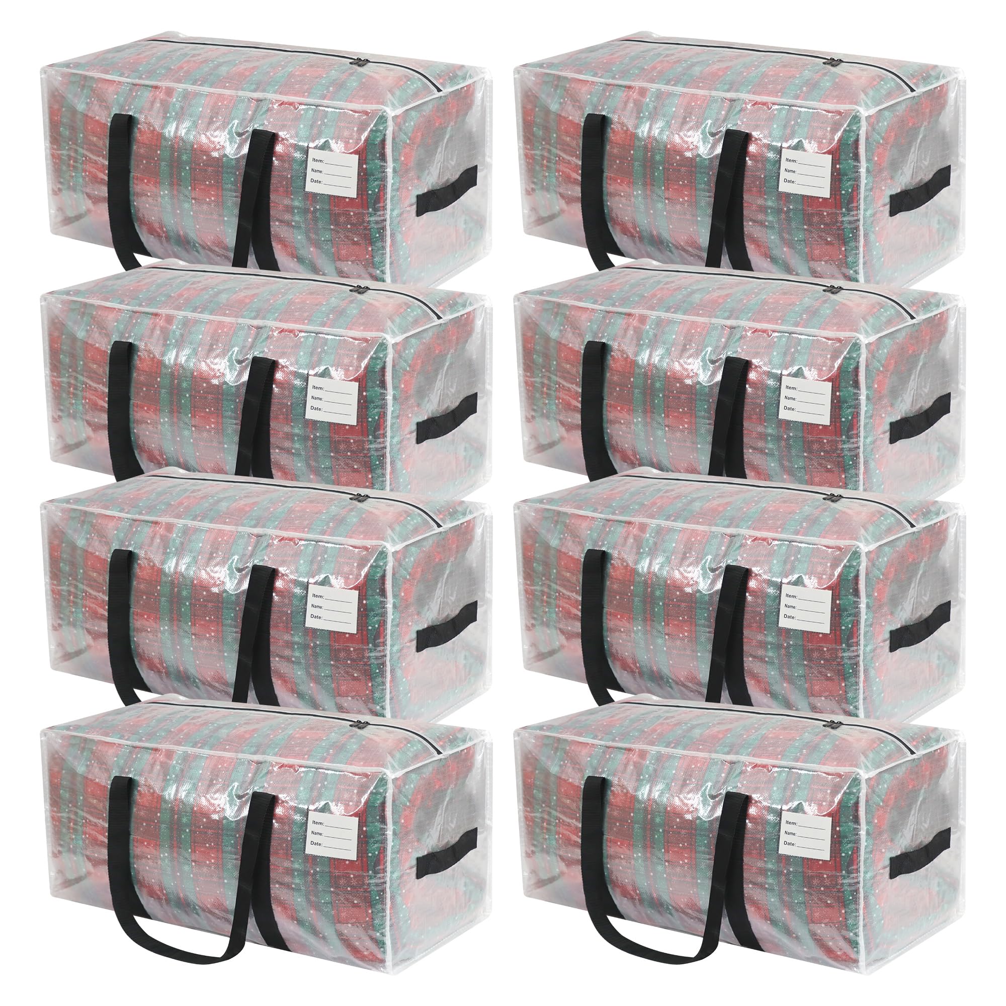 VTSVTS 6 Pack Extra Heavy Duty Large Moving Bags with Comfortable Handle & Strong Zipper,Storage Totes for Space Saving Moving Storage College Supplies Alternative to Moving Box,Pink
