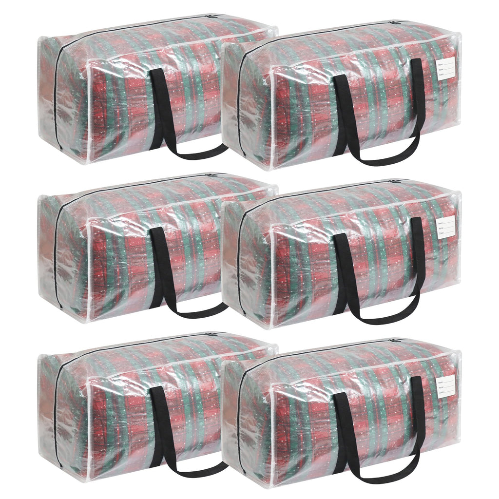 VTSVTS 6 Pack Extra Heavy Duty Large Moving Bags with Comfortable Handle & Strong Zipper,Storage Totes for Space Saving Moving Storage College Supplies Alternative to Moving Box,Pink