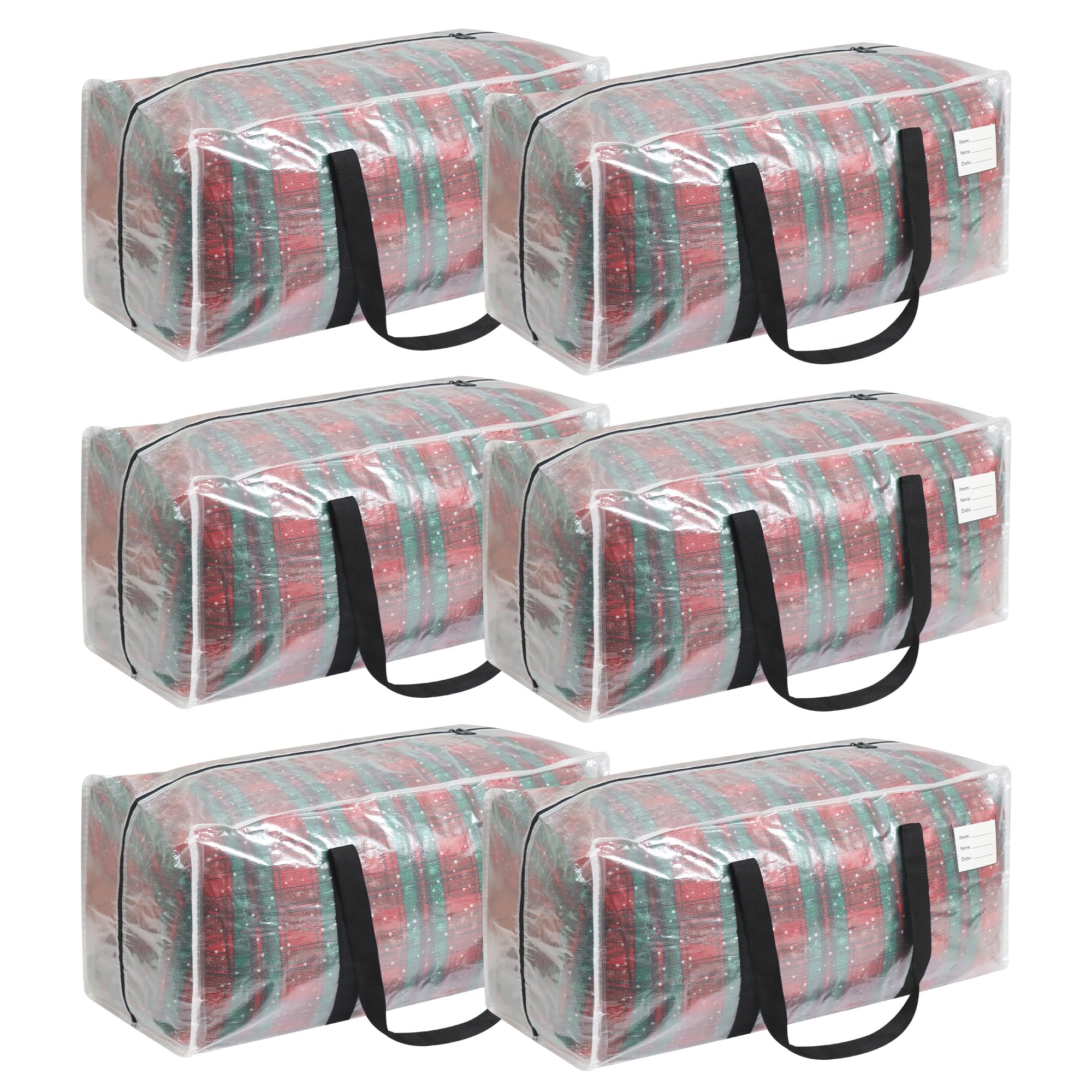 VTSVTS 6 Pack Extra Heavy Duty Large Moving Bags with Comfortable Handle & Strong Zipper,Storage Totes for Space Saving Moving Storage College Supplies Alternative to Moving Box,Pink