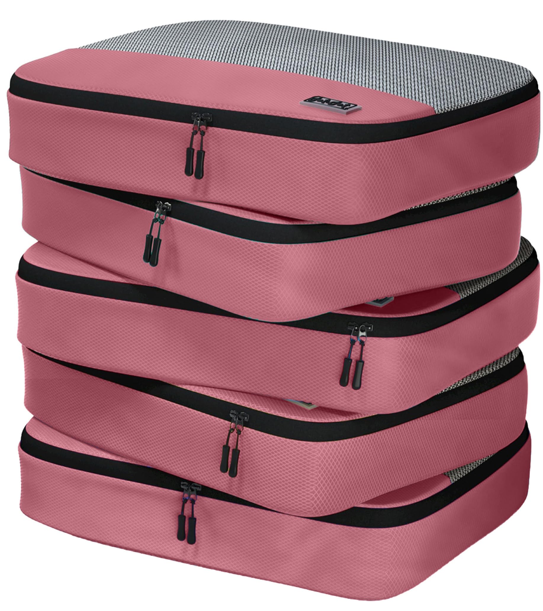 Large Packing Cubes for Travel - 5pc Packing Cubes for Suitcases - Lightweight Luggage Organizer Bags (Non-Compression)
