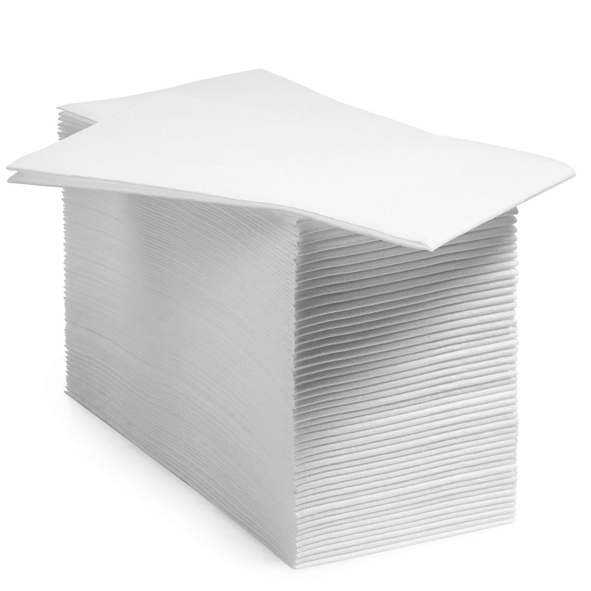 200 Pack Disposable Guest Towels for Bathroom, Linen-Feel Hand Towels | Thick and Absorbent Cloth-Like Paper Napkins, Made in USA, White, 12x17 in, for Parties, Weddings, Events, Guest Bathrooms