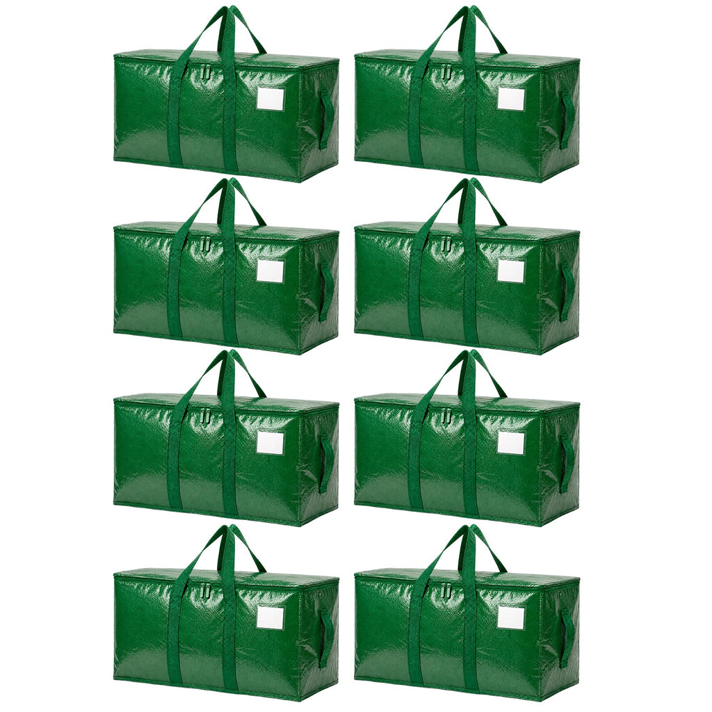 Songrey Extra Large Heavy Duty Moving Bags, 6 Pack, Dark Blue | Storage Bags with Zipper & Handles, Waterproof Totes Bags for Clothes Packing, Moving, College Supplies, Home Organization
