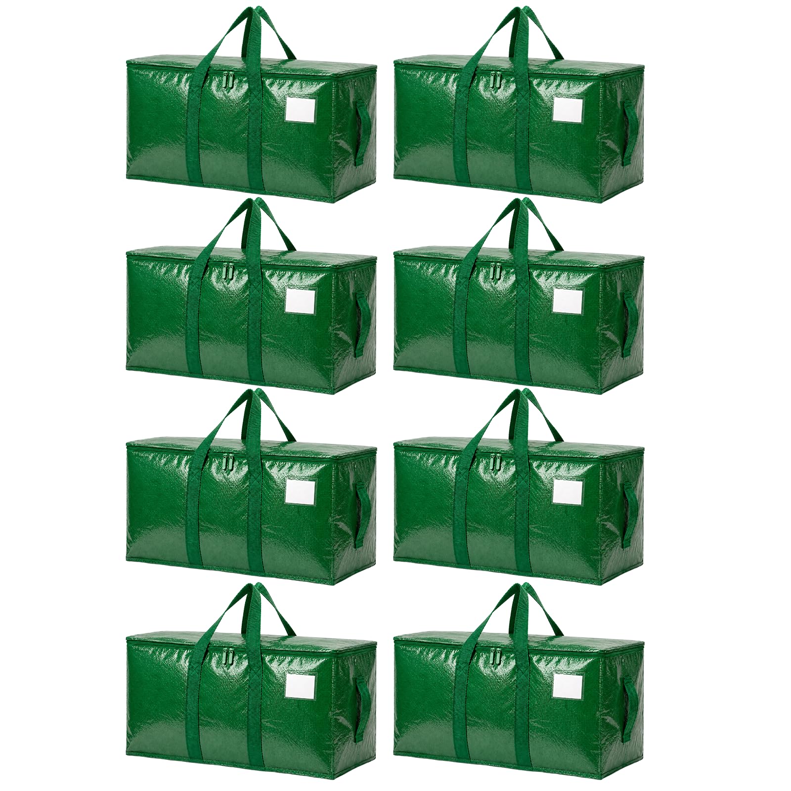 Songrey Extra Large Heavy Duty Moving Bags, 6 Pack, Dark Blue | Storage Bags with Zipper & Handles, Waterproof Totes Bags for Clothes Packing, Moving, College Supplies, Home Organization